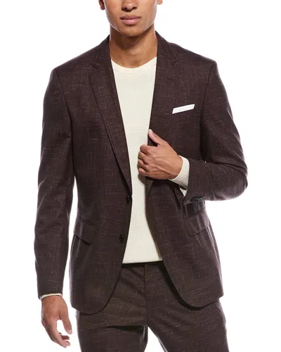 HUGO BOSS HUGO BOSS HUTSON WOOL & LINEN-BLEND SUIT JACKET