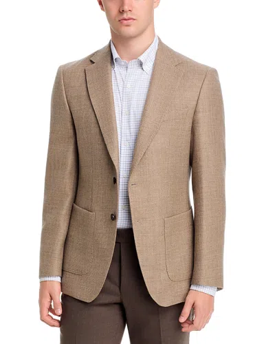 Hugo Boss Hutson Wool Slim Fit Sport Coat In Brown