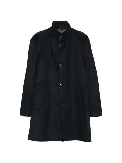 Hugo Boss Hyde Single-breasted Coat In Multi