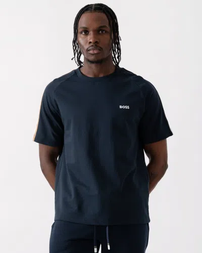 Hugo Boss Iconic Mens Loungewear T-shirt 50527544 In Blue