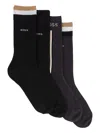 Hugo Boss Iconic Socks (pack Of Four) In Black