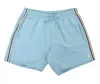 Hugo Boss Iconic Swim Shorts 455 Light/pastel Blue In Blue