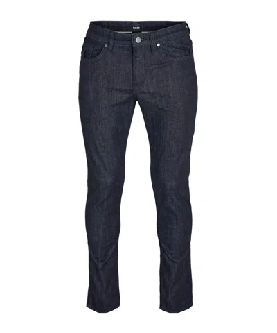 Hugo Boss Indigo Raw Slimfit Jeans In Black