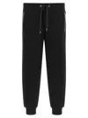 Hugo Boss Striped Insert Track Pants In Black