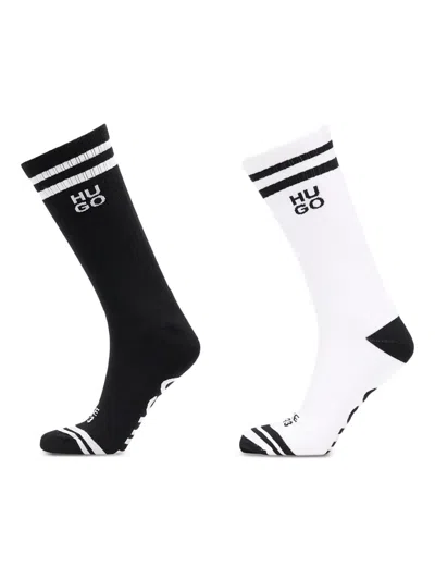 Hugo Boss Intarsia-knit Socks (pack Of Two) In Multi