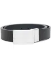 Hugo Boss Interchangeable-buckle Belt In Black