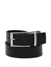 Hugo Boss Interchangeable-buckle Belt In Black