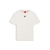Hugo Boss Interlock-cotton Regular-fit T-shirt With Stacked Logo