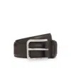 Hugo Boss Italian-leather Belt With Pin Buckle In Brown