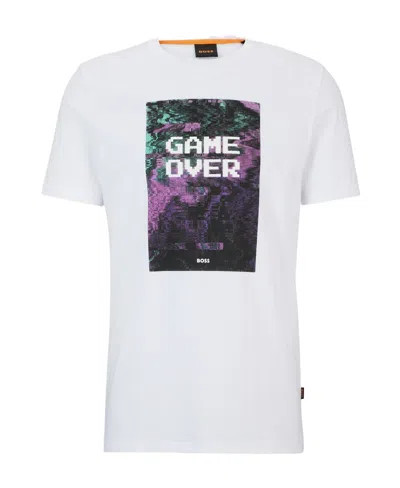 Hugo Boss Item O-neck Short-sleeved T-shirt In Black