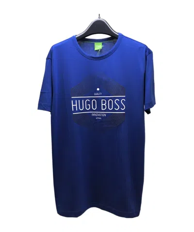 Hugo Boss Item O-neck Short-sleeved T-shirt In Blue