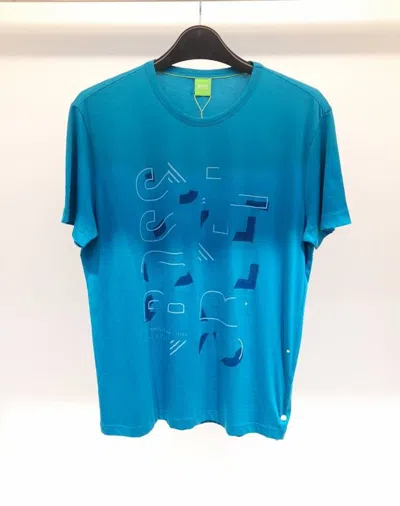 Hugo Boss Item O-neck Short-sleeved T-shirt In Blue