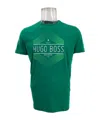 Hugo Boss Item O-neck Short-sleeved T-shirt In Green