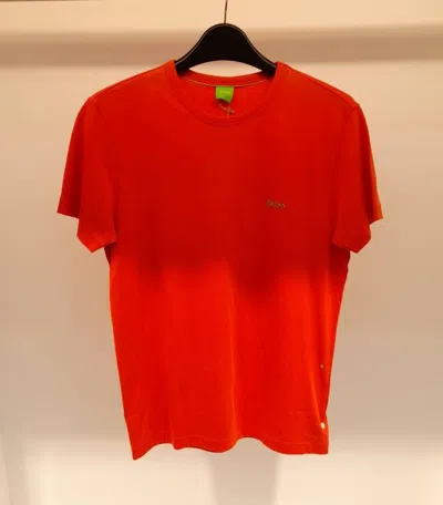 Hugo Boss Item O-neck Short-sleeved T-shirt In Red