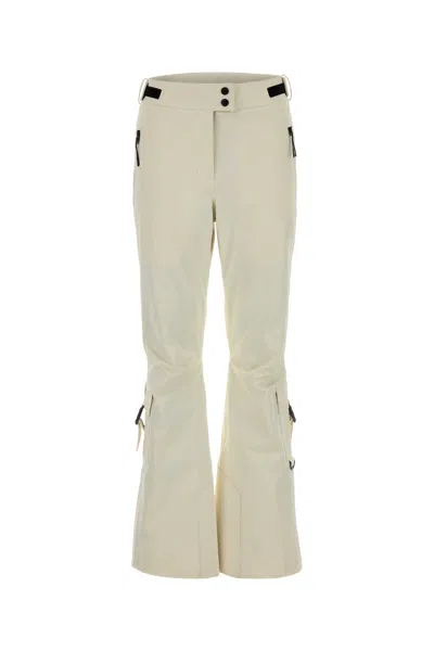 Hugo Boss Stretch Nylon Flared Cargo Trousers Zip Pockets In Multi