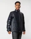 Hugo Boss J Techno Mens Lightweight Water-repellent Jacket With Down Filling In Black
