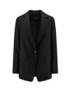 Hugo Boss Boss Women Jabla Single-breasted Blazer In Black