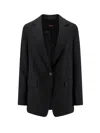 Hugo Boss Boss Women Jabla Single-breasted Blazer In Black