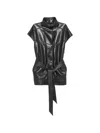 Hugo Boss Jacaro Belted Jacket In Black