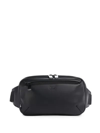 Hugo Boss Jace Logo-lettering Belt Bag In Black