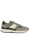 Hugo Boss Multicolor Low Top Sneakers In Grey