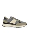 Hugo Boss Multicolor Low Top Sneakers In Nude