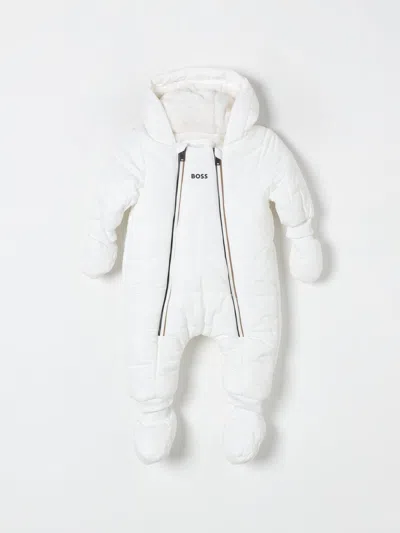 Hugo Boss Jacket Boss Kids Color White In Weiss