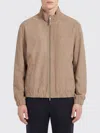 Hugo Boss Blazer Jacket Elasticated Cuffs Hem Pockets In Neutral