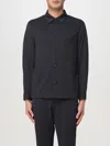 Hugo Boss Relaxed-fit Button-up Overshirt In Black