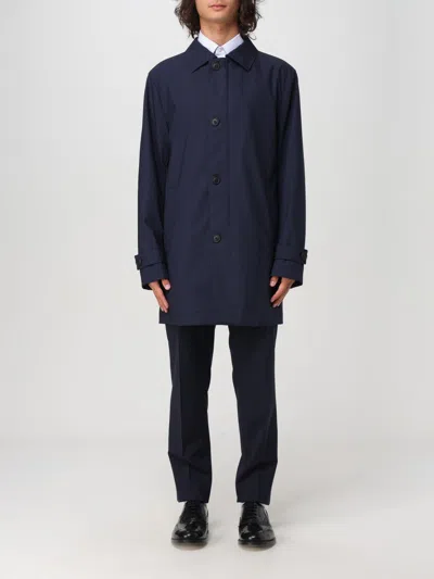 HUGO BOSS COAT BOSS MEN COLOR BLUE,F95782009