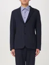 Hugo Boss Jacket Boss Men Color Blue In Blau