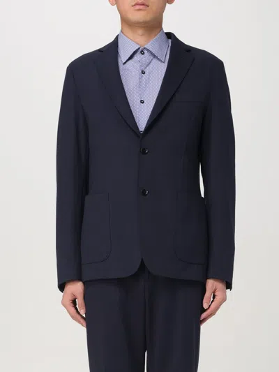 Hugo Boss Jacket Boss Men Colour Blue In Blau