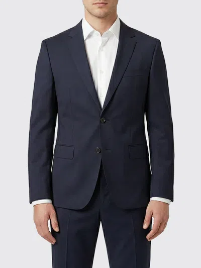 Hugo Boss Jacket Boss Men Color Blue In Multi