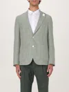 Hugo Boss Boss Single-breasted Two-button Jacket In Green