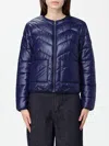 Hugo Boss Jacket Boss Woman Color Blue In Blue