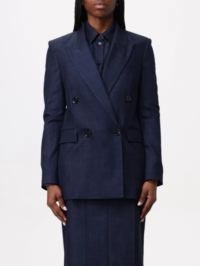 Hugo Boss Blazer Boss Woman Color Blue In Blau