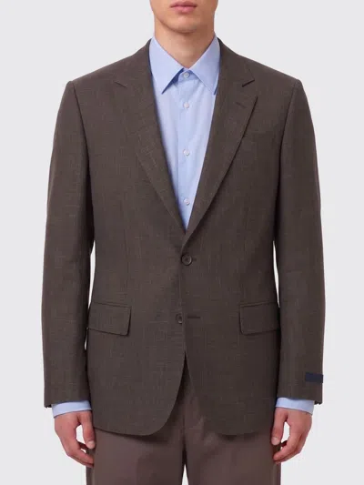 Hugo Boss Jacket Hugo Men Color Brown
