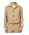 Hugo Boss Boss Beige Jacket With Buttons In Nude