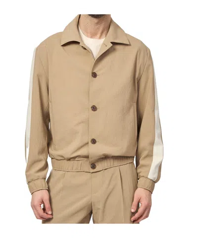 Hugo Boss Jacket With Buttons In Nude