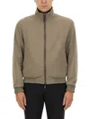Hugo Boss Reversible Blouson Jacket With Water-repellent Finish In Green
