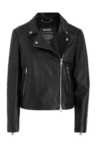 Hugo Boss Jacket Boss Woman Color Black