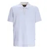 Hugo Boss Jacquard Bubble Cotton-silk Polo Shirt