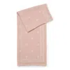 Hugo Boss Jacquard Scarf With Double B Monograms In Purple