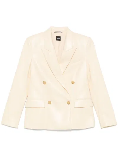 Hugo Boss Jaleto Blazer In Neutrals