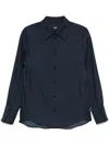 Hugo Boss Chambray Shirt In Blue