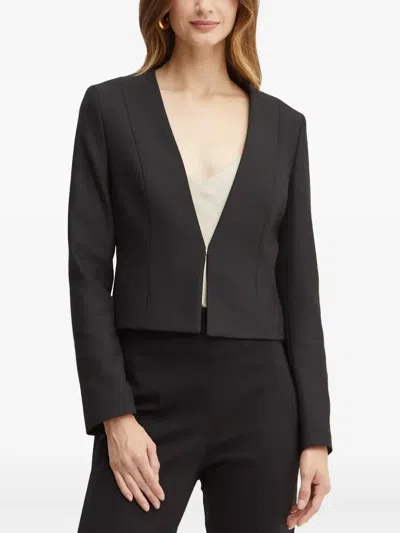 Hugo Boss Jamaisa V-neck Jacket In Black