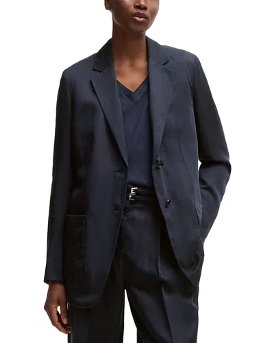 Hugo Boss Janka Blazer In Dark Blue