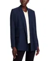 Hugo Boss Janka Peak Lapel Blazer In Blue