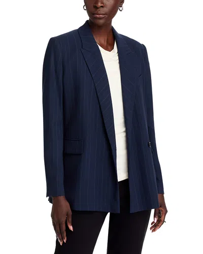 Hugo Boss Janka Peak Lapel Blazer In Blue