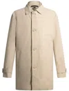 Hugo Boss Coat In Neutrals